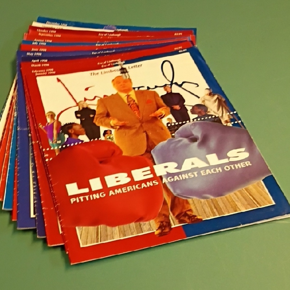 Liberals: Pitting Americans Against Each Other Coffee Table Magazine Jan-Dec 98